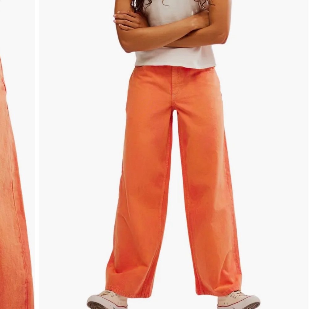Waterfalls Baggy Wideleg Jeans Free People